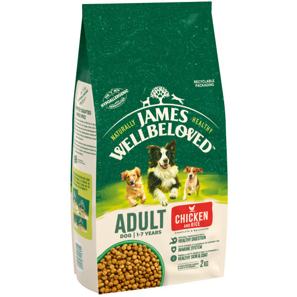James Wellbeloved Adult Chicken & Rice 2kg