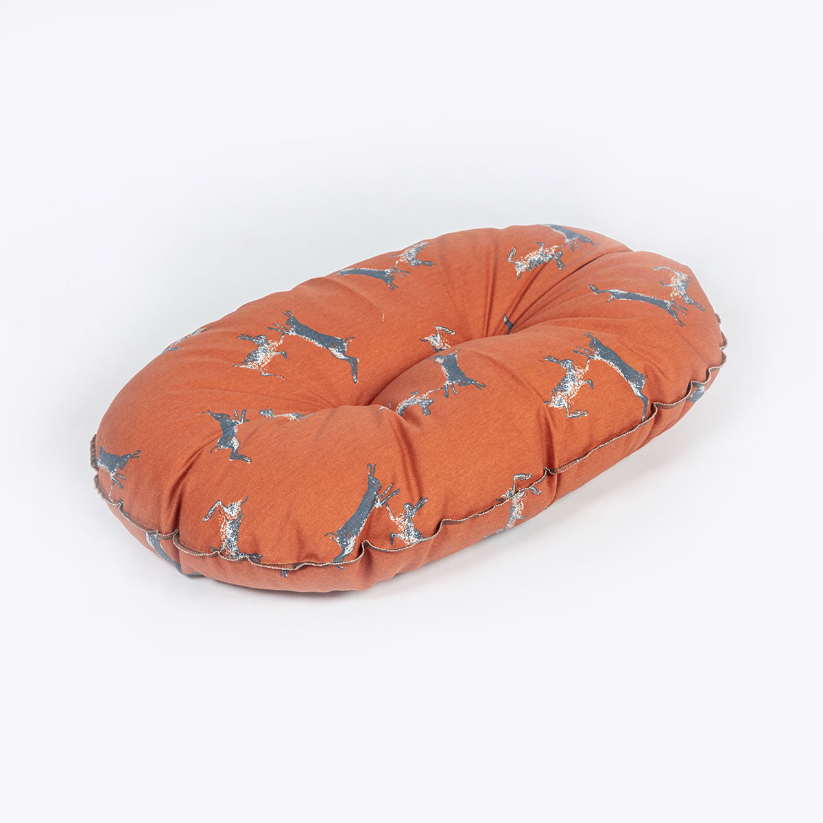 Danish Design Quilted Mattress Dog Bed - Boxing Hares