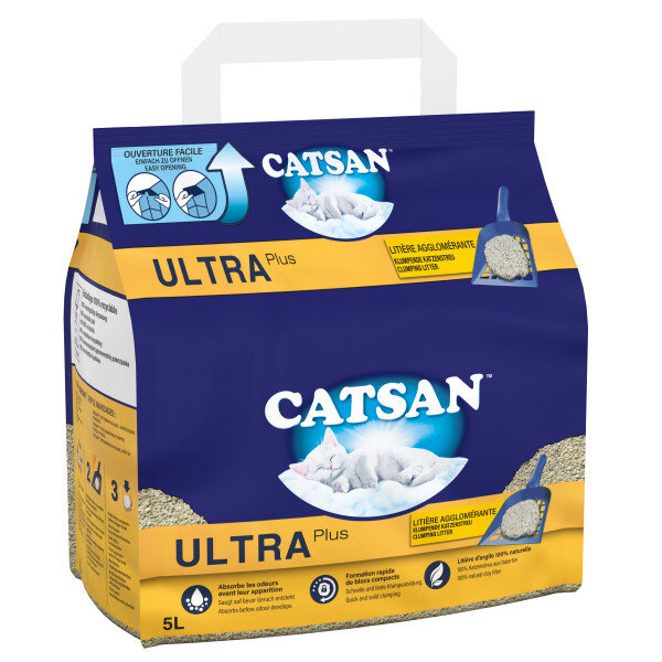 Catsan Clumping Ultra Cat Litter 5L horse and hoof