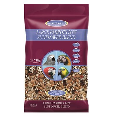 Johnston & Jeff Low Sunflower Light Parrot Food 12.75kg