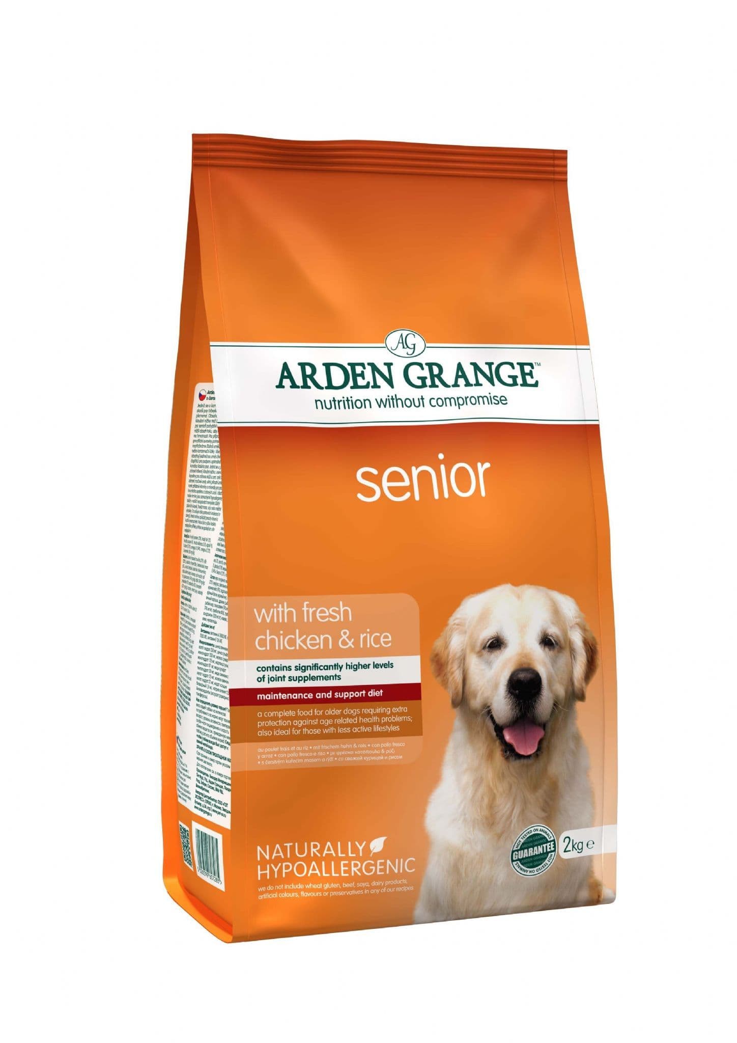 Arden Grange Chicken & Rice Senior Dog Food horse and hoof