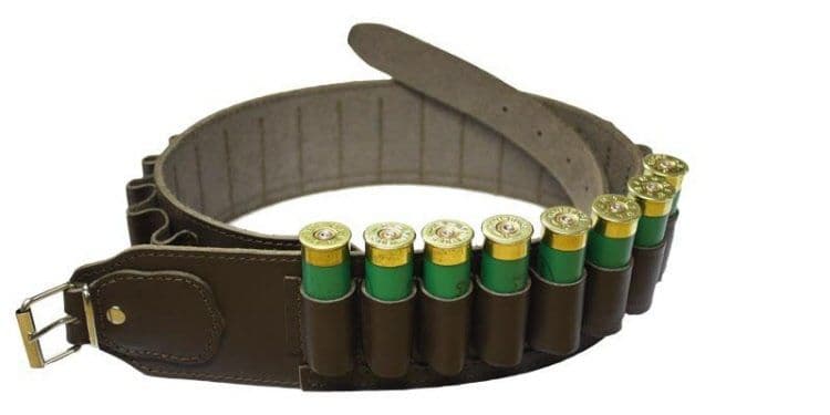 Bisley Brown Leaher Cartridge Belt-12G Loop