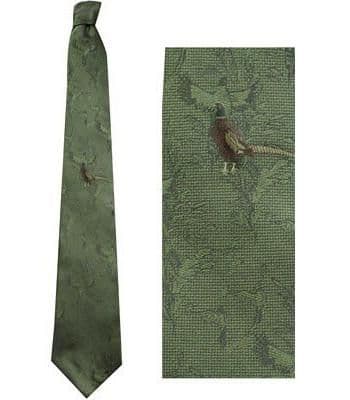 Bisley Polyester Tie - Single Pheasant