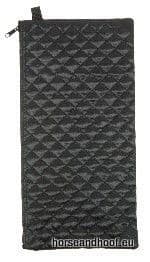 Black Quilted Folding Cane Wallet