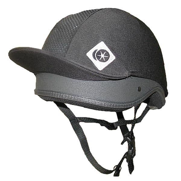 Charles Owen ROUND Young Rider Skull Cap horse and hoof