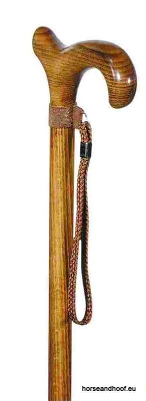 Classic Canes Beech Derby Cane - Sorched With Wrist Loop