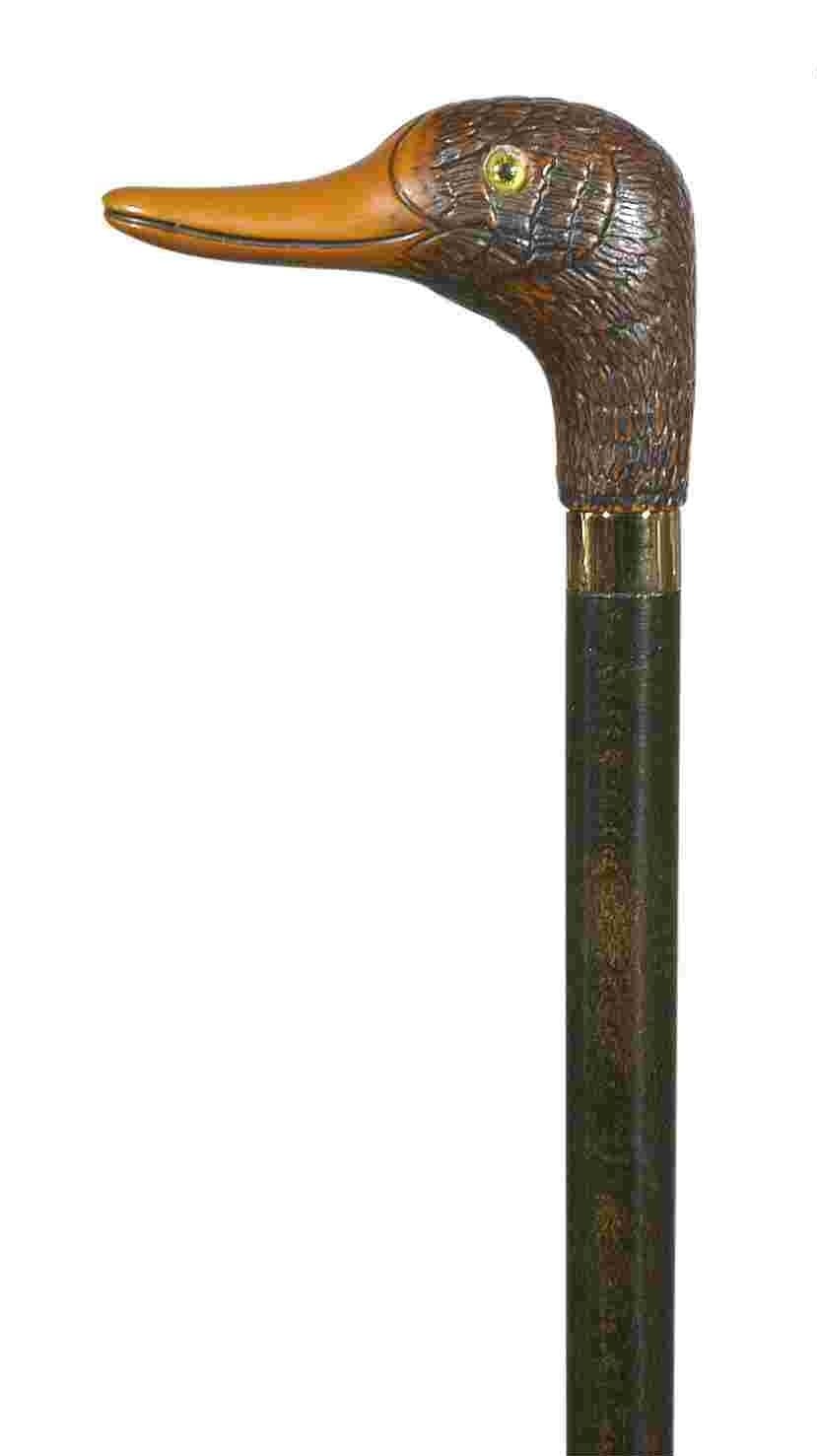 Classic Canes Brown duck cane