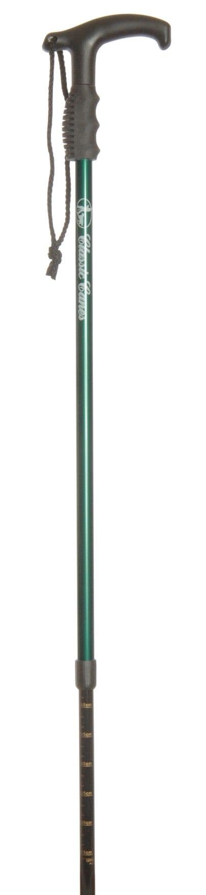 Classic Canes Dark Green Telescopic Trekking Pole