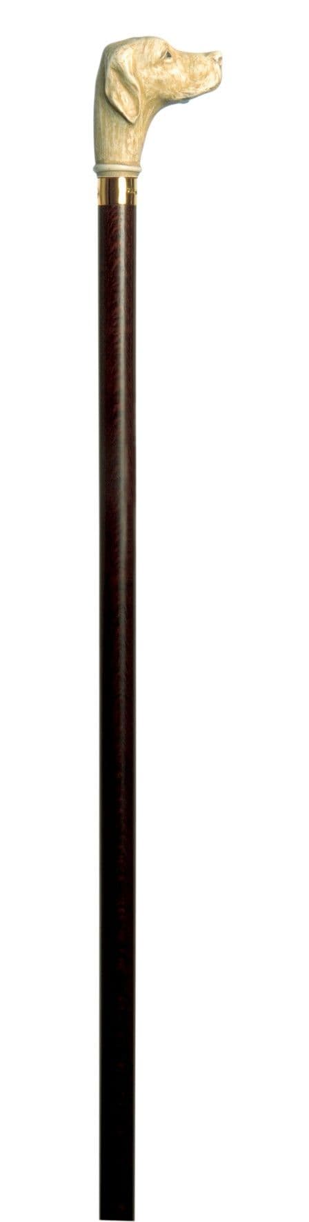 Classic Canes Imitation Ivory Handle walking Stick - Pointer Head