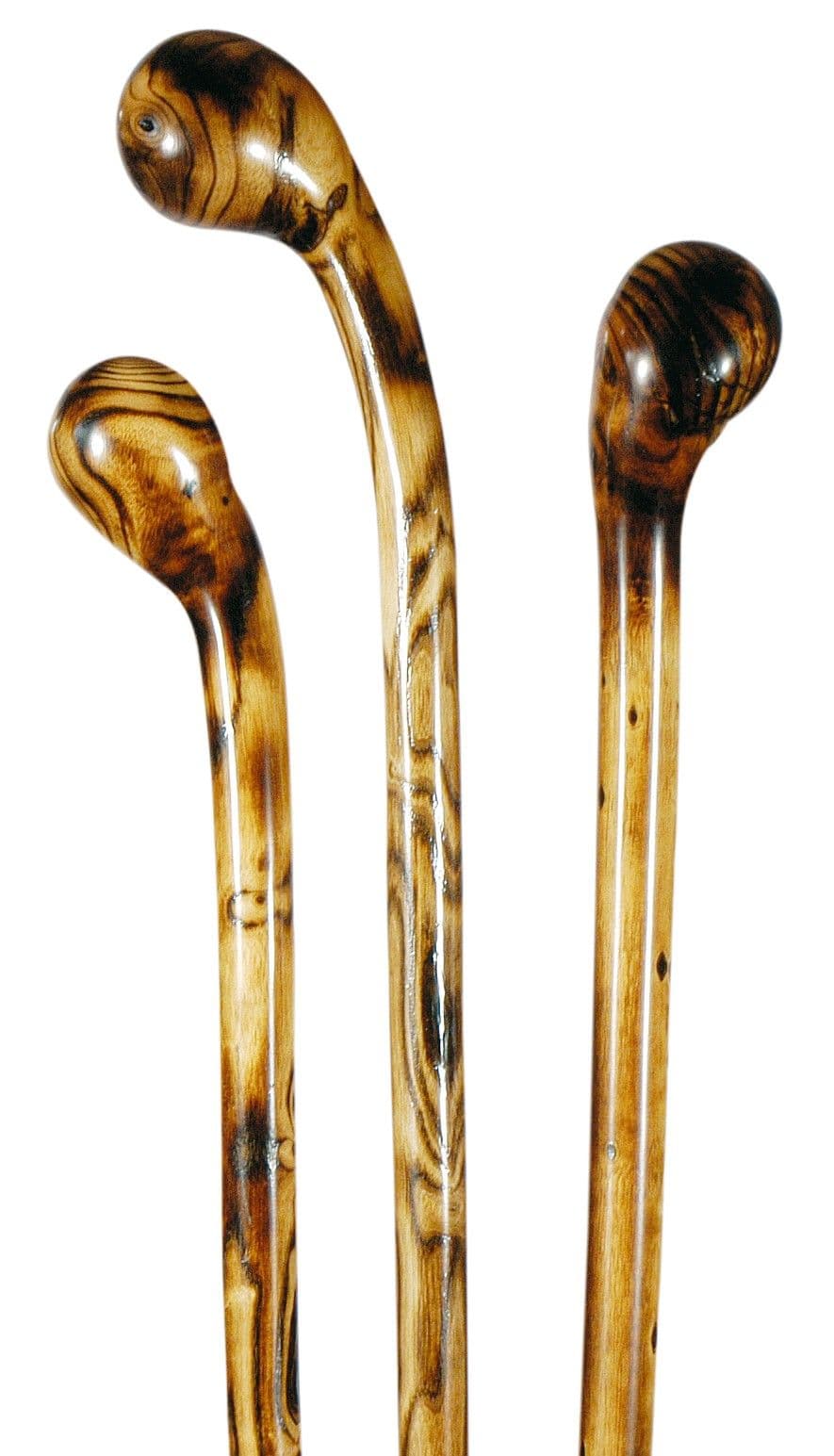 Classic Canes Long Ash Knobstick-Reduced Scorched And Polished
