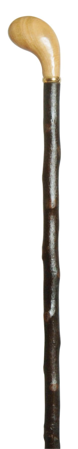 Classic Canes Pistol Grip Polished Beech with Hazel Shaft