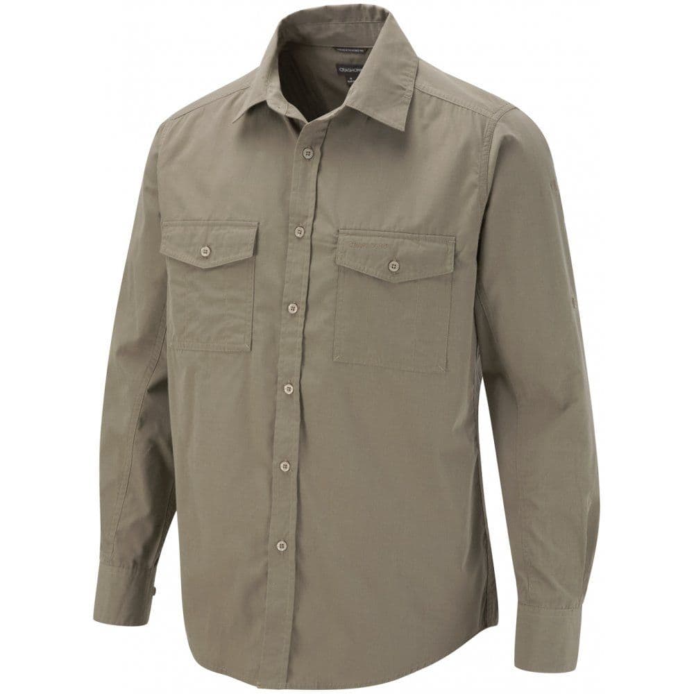 Craghoppers Pebble Kiwi Long Sleeved Shirt