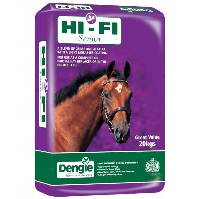 Dengie HiFi Senior Horse Feed 20kg horse and hoof