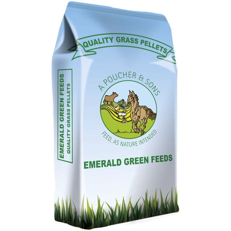 Emerald Green Feeds Grass Pellets Horse Feed 20kg horse and hoof