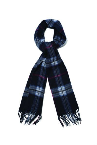 Failsworth 10% Lambswool Scarf - Black Multi