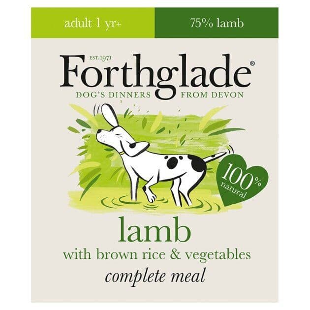 Forthglade Complete Lamb Dog Food 18 x 395g horse and hoof
