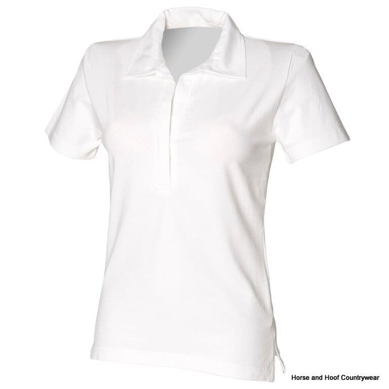 Front Row & Co Women's Short Sleeve Stretch Rugby Shirt