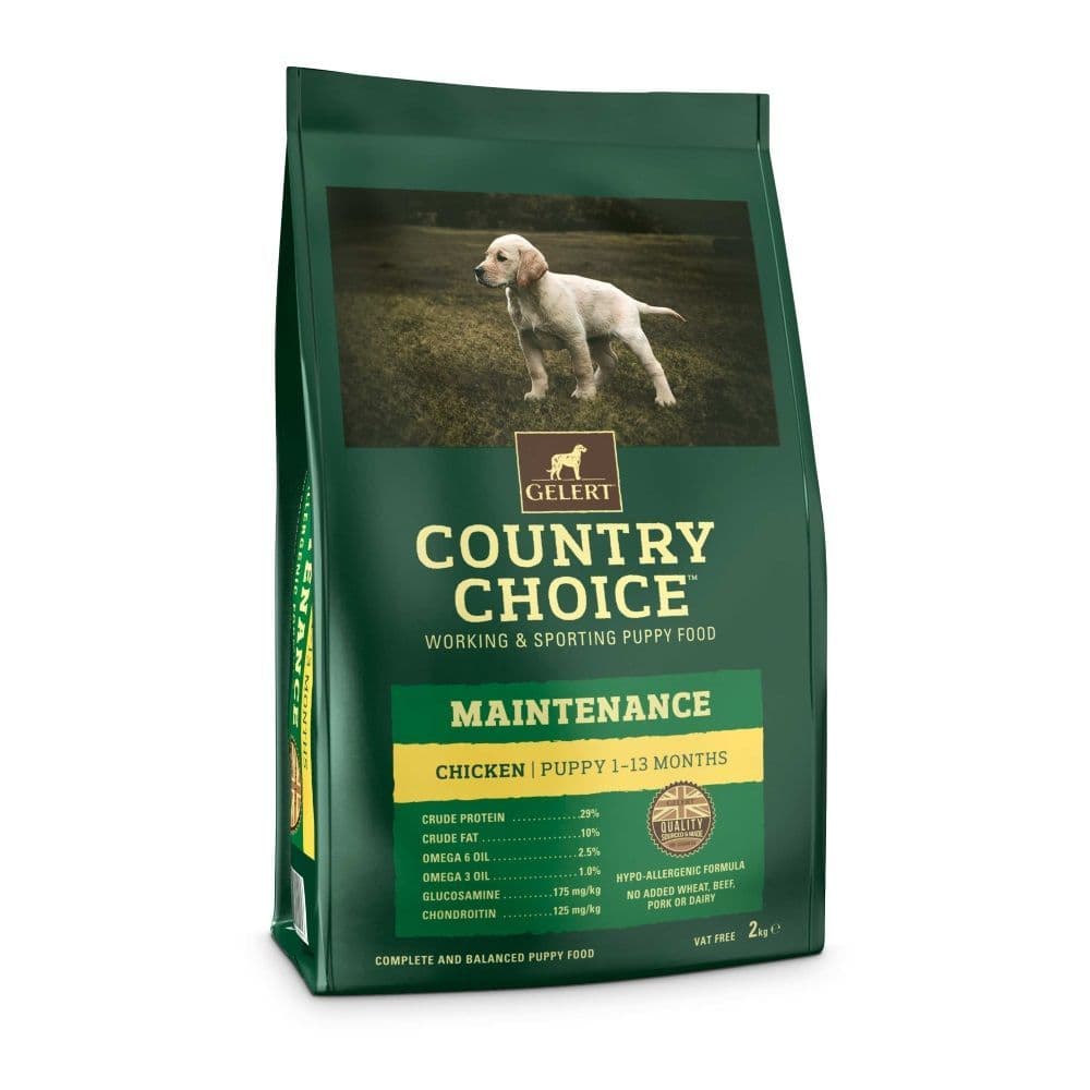 Gelert Country Choice Maintenance Puppy Food with Chicken 2kg horse