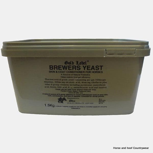 Gold Label Brewers Yeast horse and hoof