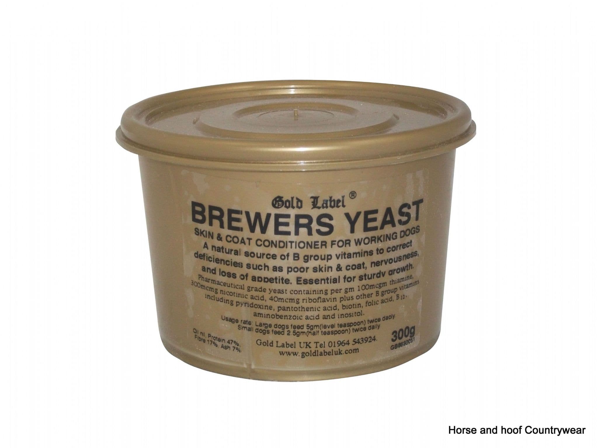 Gold Label Canine Brewers Yeast horse and hoof