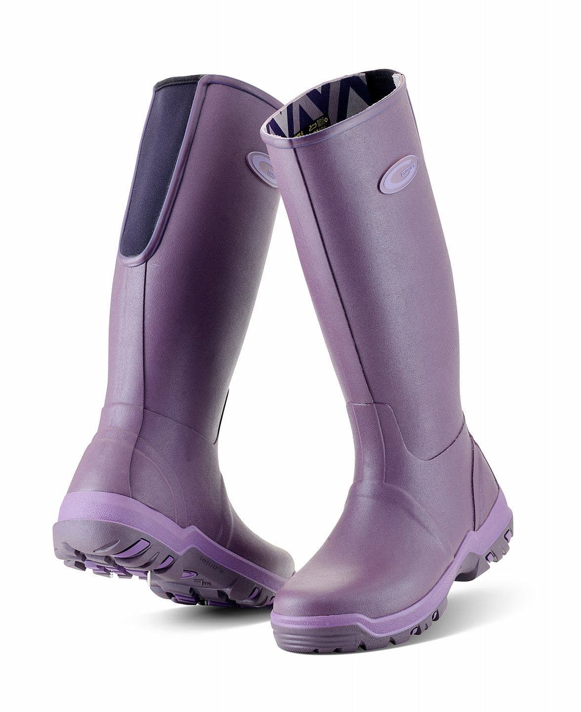 Grubs Rainline Wellington Boots - Heather