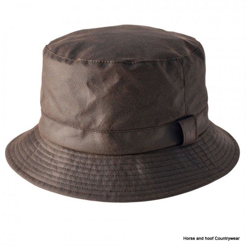 Heather Hats Johnston wax Bush Hat - Brown/Orange