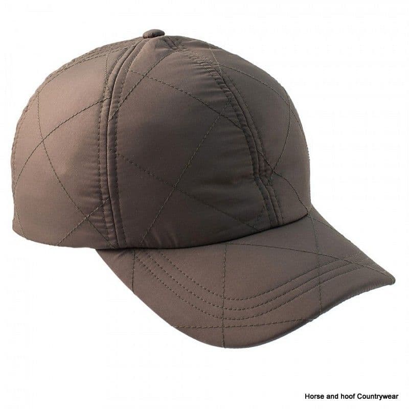 Heather Hats Kildare Quilted Baseball Cap - Olive