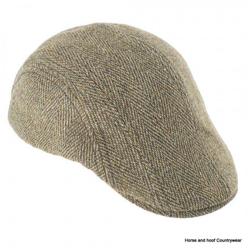 Heather Hats Purnell Duckbill Derby Tweed Cap - Light Green