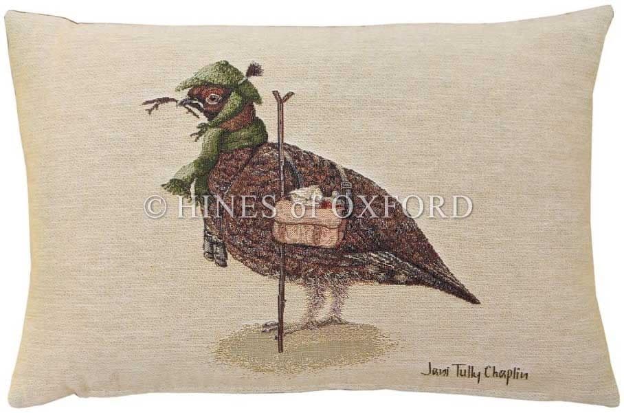 Henry Grouse the Stalker  - Fine Tapestry Cushion