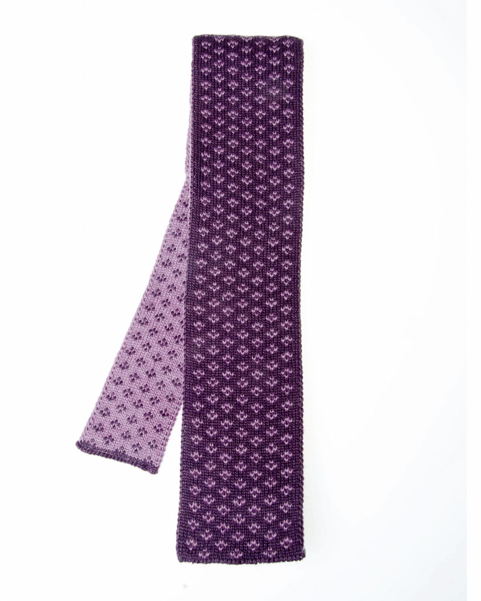 House Of Cheviot Boughton Necktie - Thistle/New Lilac