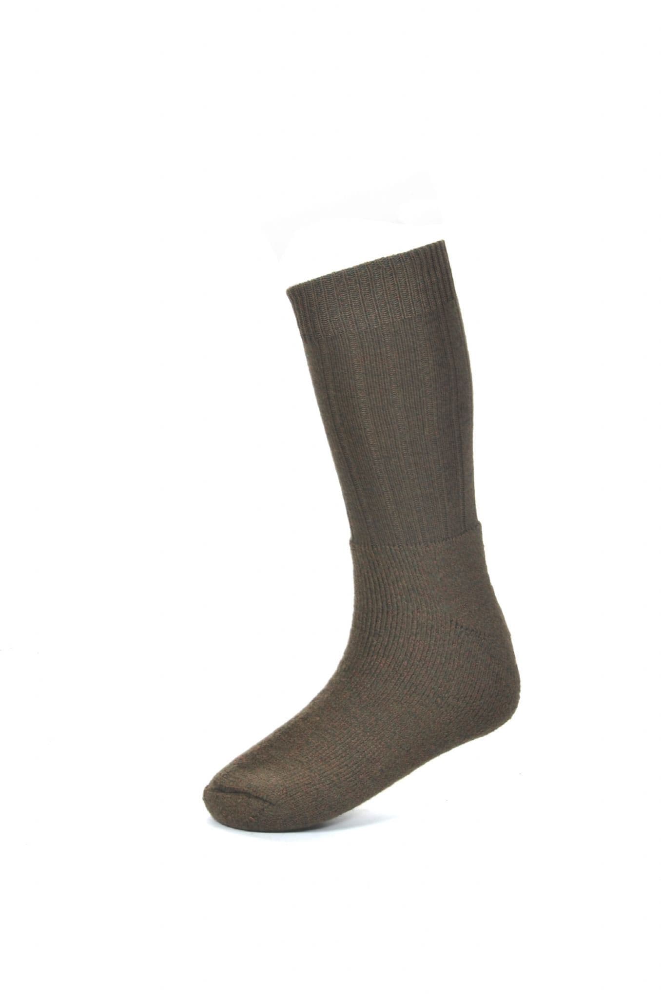 House Of Cheviot Men's Glenelg Short Boot Cushion Foot Socks - Bracken.