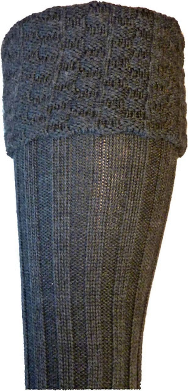 House Of Cheviot Men's Pipe Band Sock Kilt Hose - Charcoal