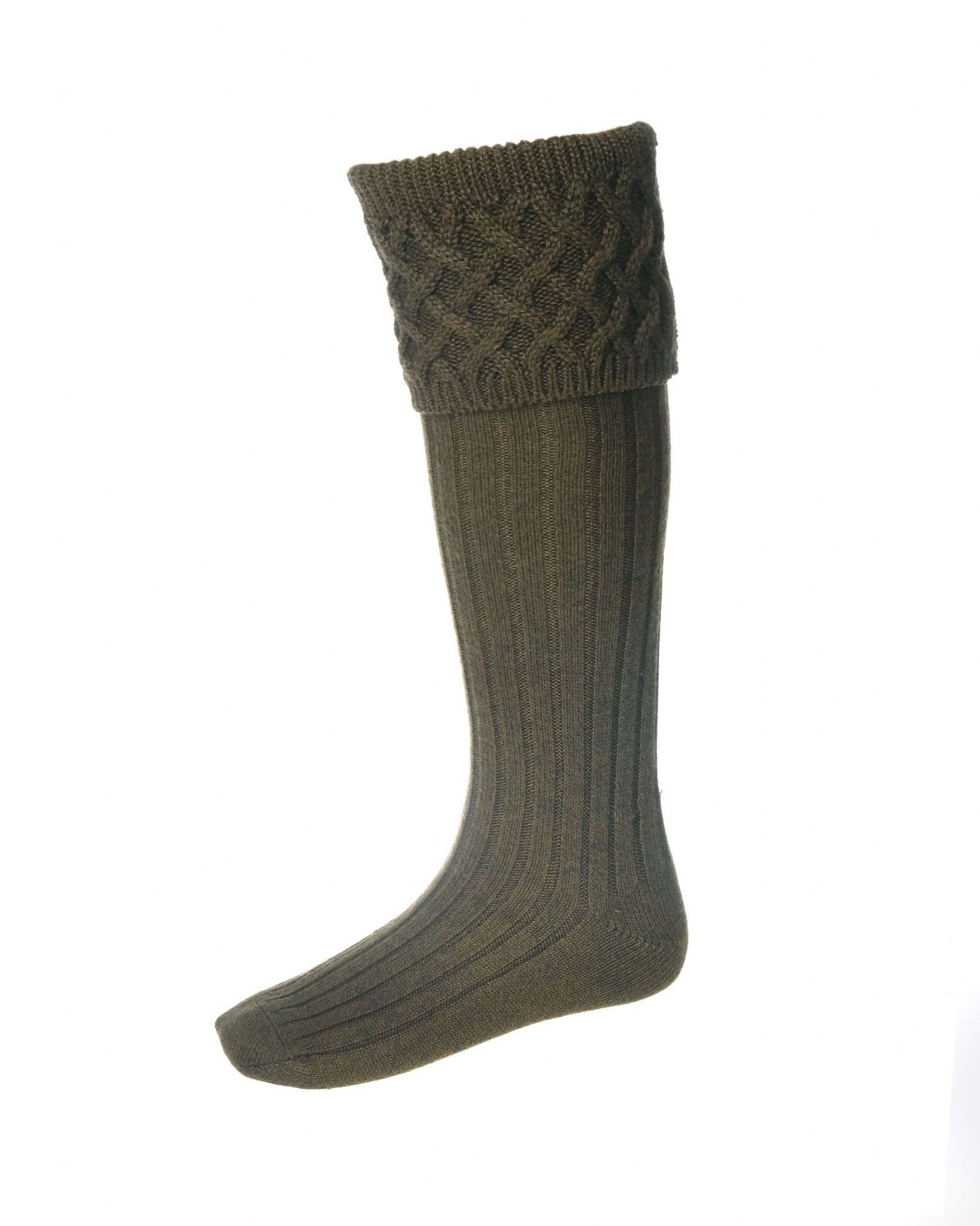 House Of Cheviot Men's Rannoch Socks - Bracken