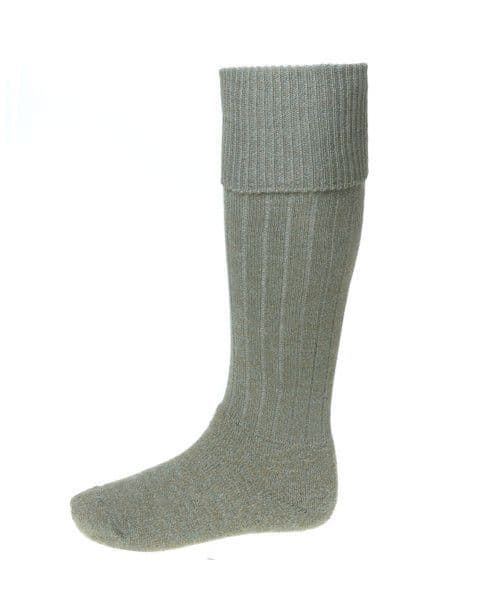 House Of Cheviot Men's Scarba Long Boot Sock - Derby Mix