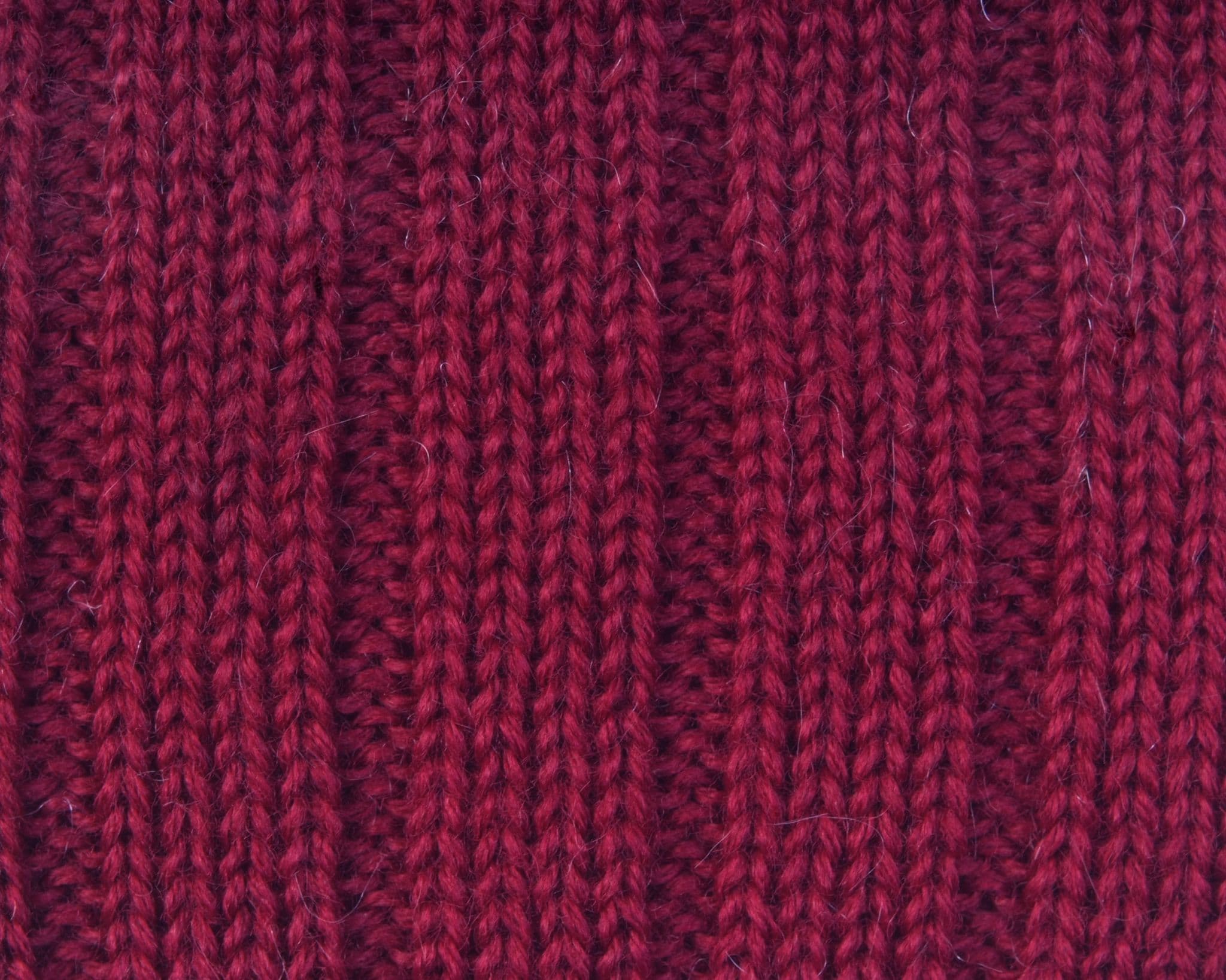 House Of Cheviot Men's Skye Cable Rib Sock Kilt Hose - Claret
