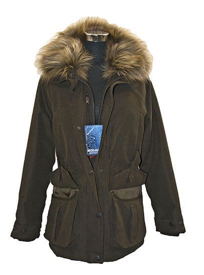 Hunter Outdoor Gamekeeper Ladies Jacket  - Olive Green