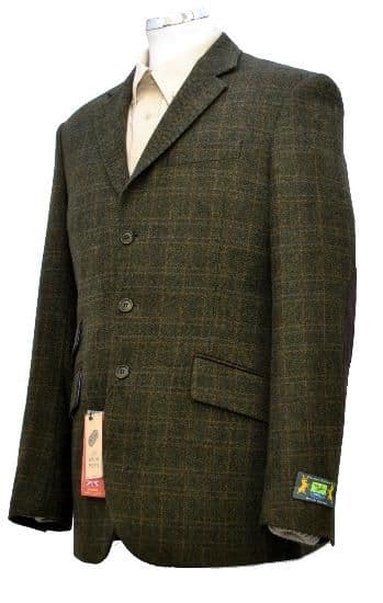 Hunter Outdoor Mens Tweed Blazer - Fern