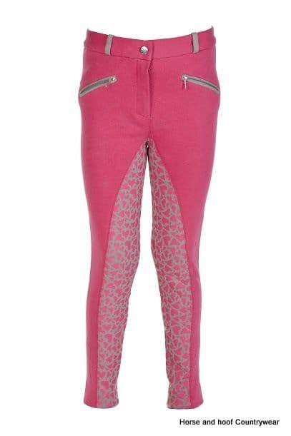 Jodhpurs Enfant Hoof It – Taille 26R – Violet – Occasion (léger Boulochage)