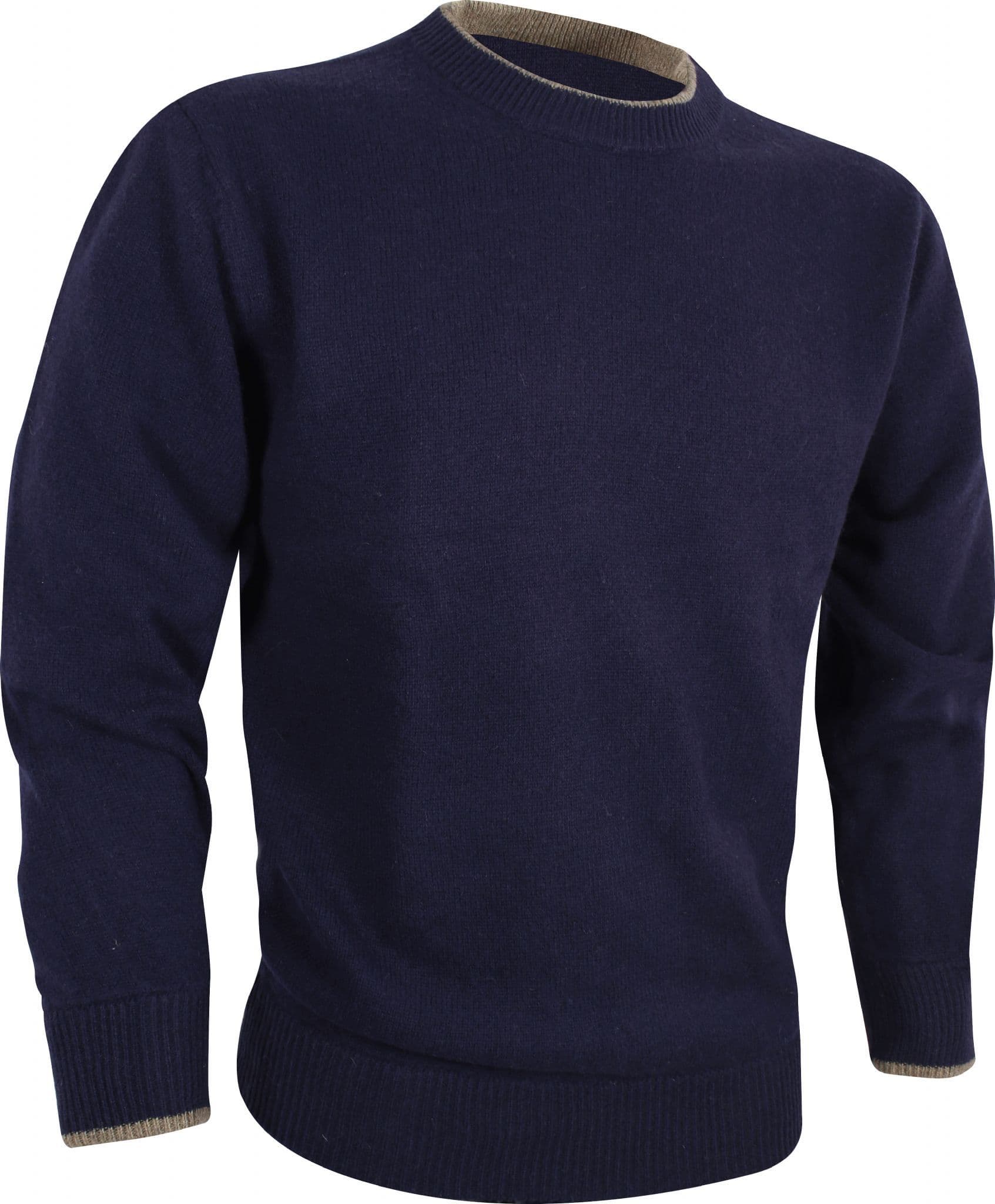 Jack Pyke Ashcombe 100% Lambswool Crewknit - Navy