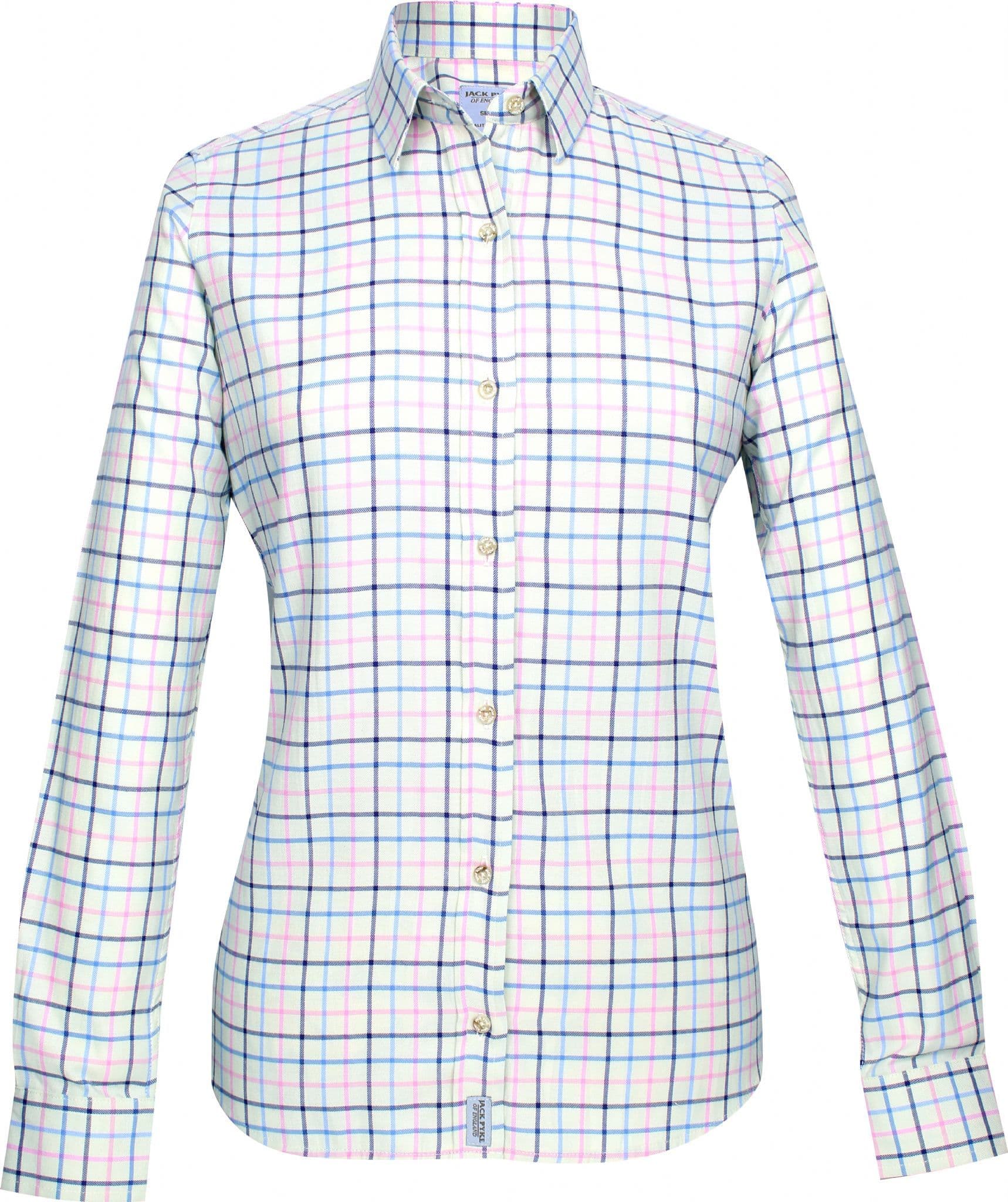 Jack Pyke Ladies Countryman Shirt County Check - Navy