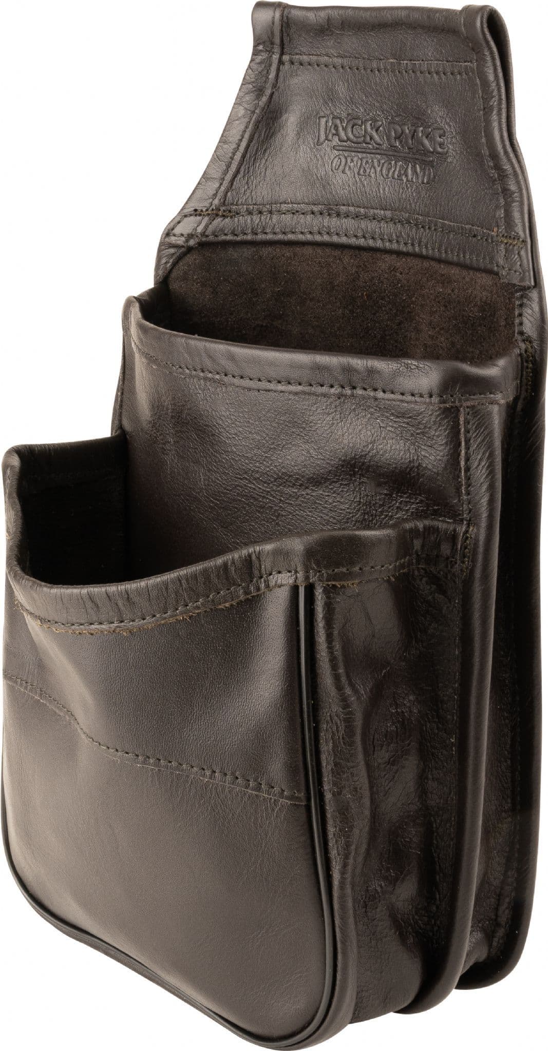 Jack Pyke Leather Cartridge Pouch - Brown