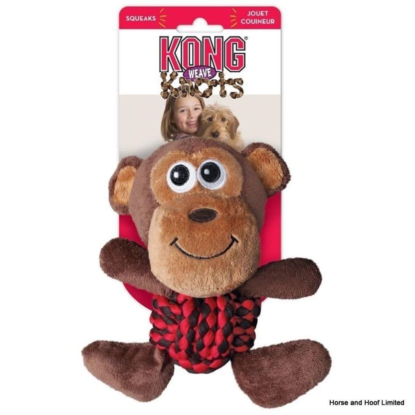 Kong Weaves Knots Monkey Dog Toy - Medium