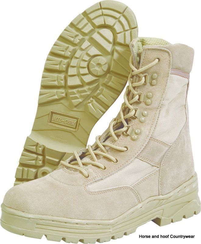 Mil-com Desert Patrol Boots - Sand