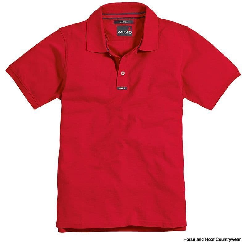 Musto Team Short Sleeve Pique Polo Shirt