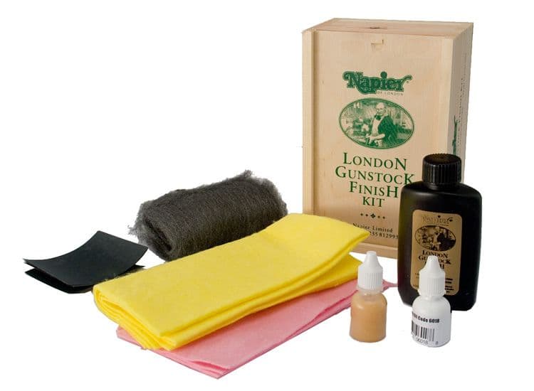 Napier Gunstock Finish Kit horse and hoof