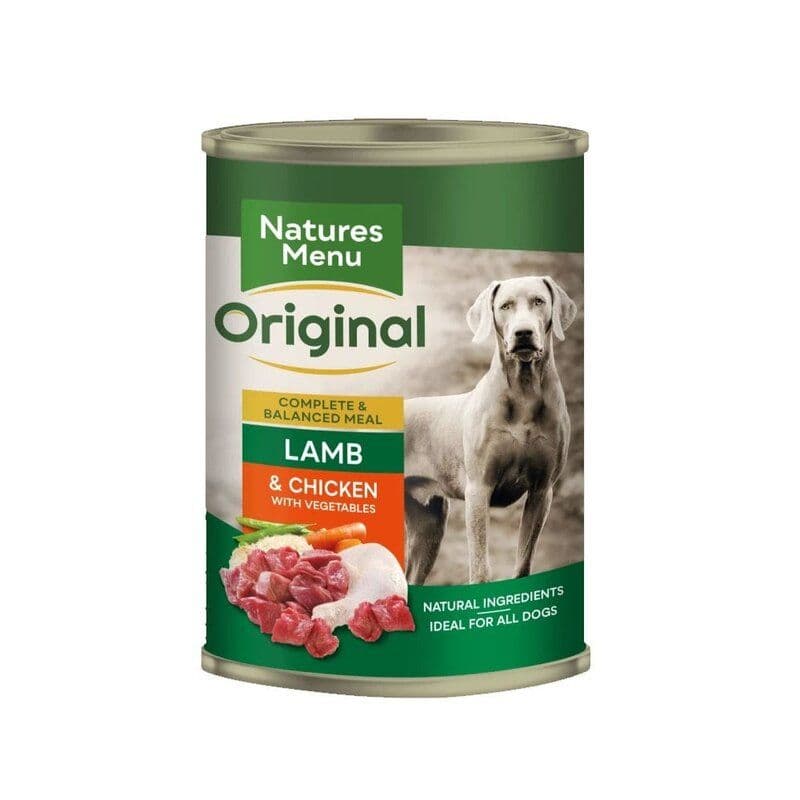Natures Menu Lamb & Chicken Dog Food 12 x 400g horse and hoof