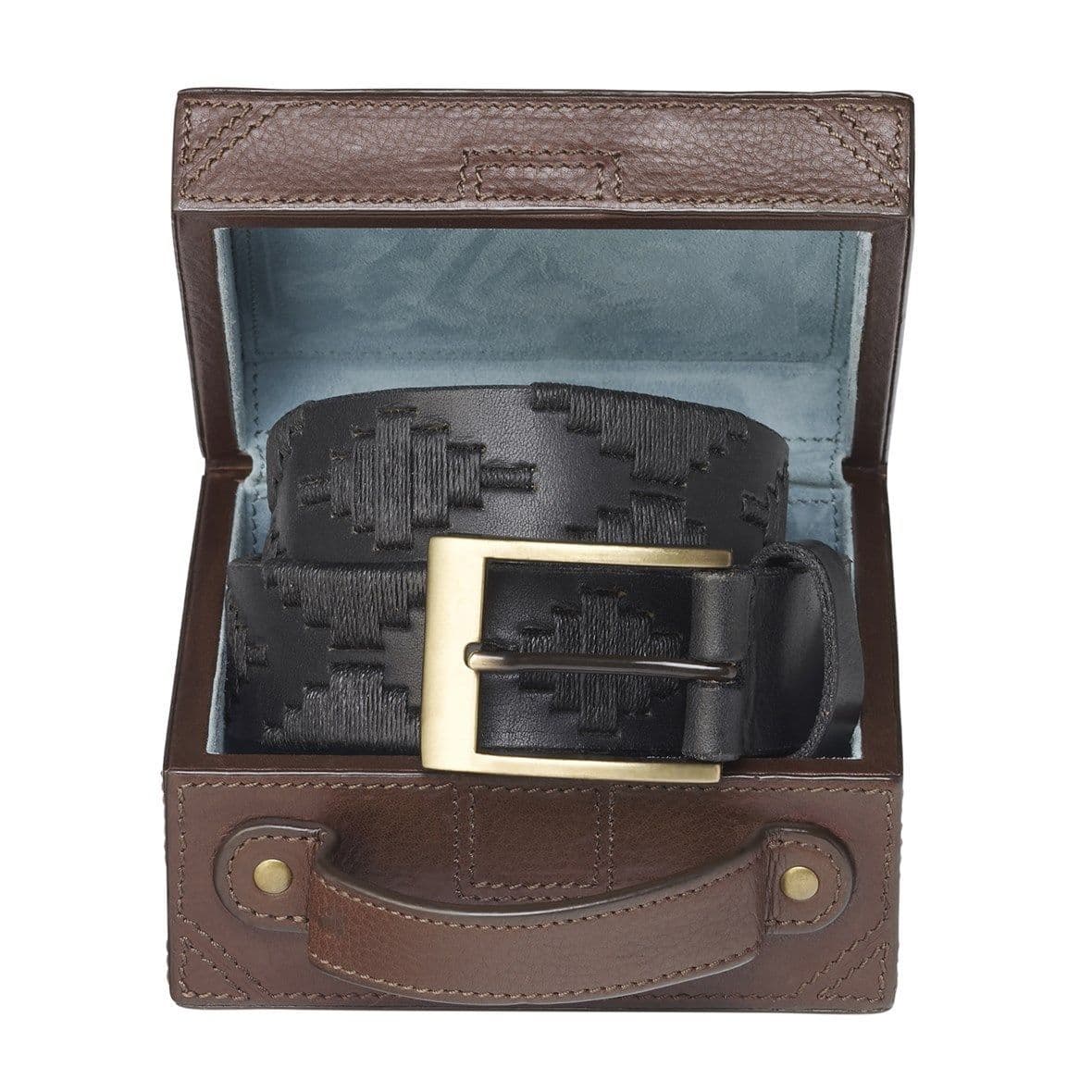 Pampeano Polo Belt, Luxury Hand Stitched Polo Belt - Carbon