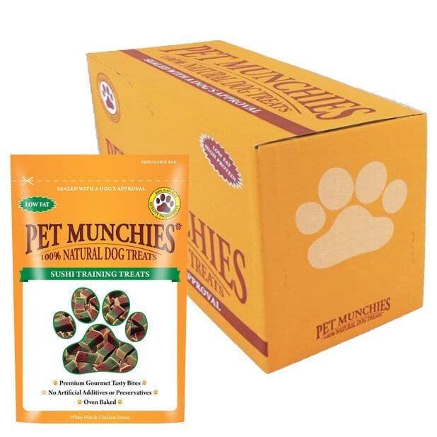 Pet munchies best sale sushi training treats