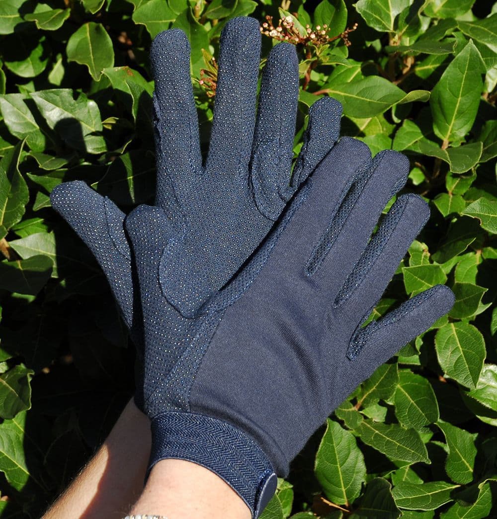 Rhinegold Cotton Pimple Palm Gloves