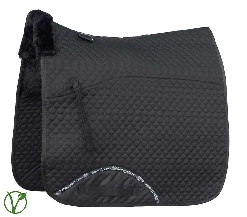 Rhinegold Luxe Fur Dressage Saddle Cloth